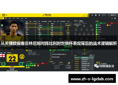从关键数据看贝林厄姆对阵比利时世俱杯表现背后的战术逻辑解析